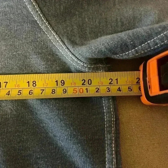 🩵Lauren Ralph Lauren Blue Hooded Sweatshirt w/Front Pockets & White Stitching🩵 - Picture 13 of 14